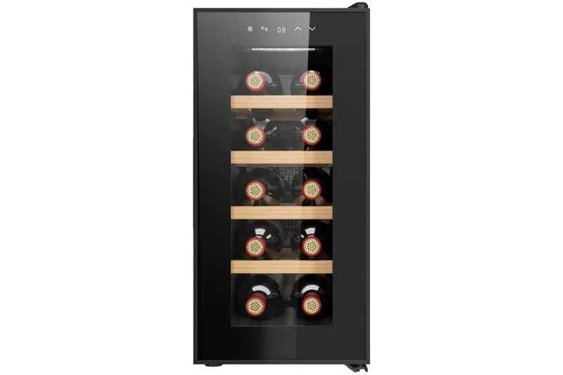 Vinkyl för 10 flaskor med LED-belysning - Möbler - Spelrum - Dryckeskylar - Vinkyl & vinlagringsskåp