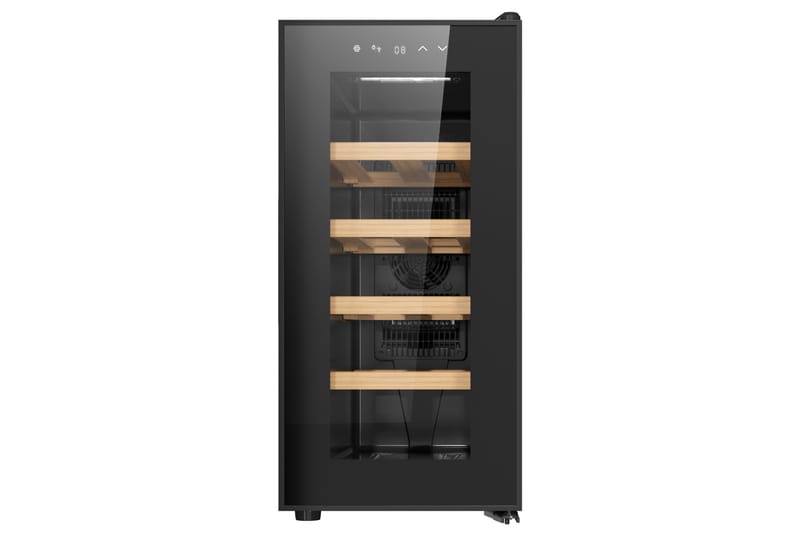 Vinkyl för 10 flaskor med LED-belysning