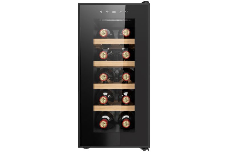 Vinkyl för 10 flaskor med LED-belysning - Möbler - Spelrum - Dryckeskylar - Vinkyl & vinlagringsskåp