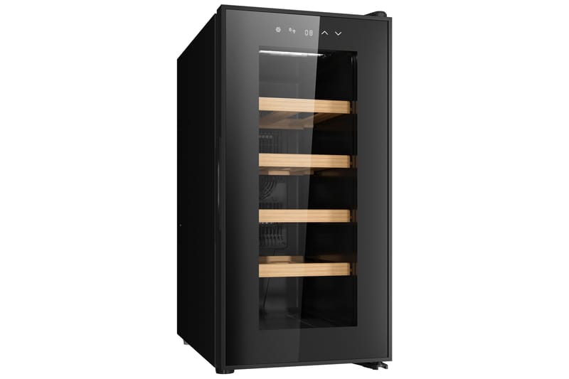 Vinkyl för 10 flaskor med LED-belysning - Möbler - Spelrum - Dryckeskylar - Vinkyl & vinlagringsskåp
