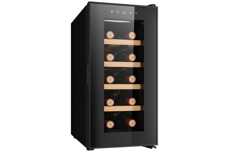 Vinkyl för 10 flaskor med LED-belysning - Möbler - Spelrum - Dryckeskylar - Vinkyl & vinlagringsskåp