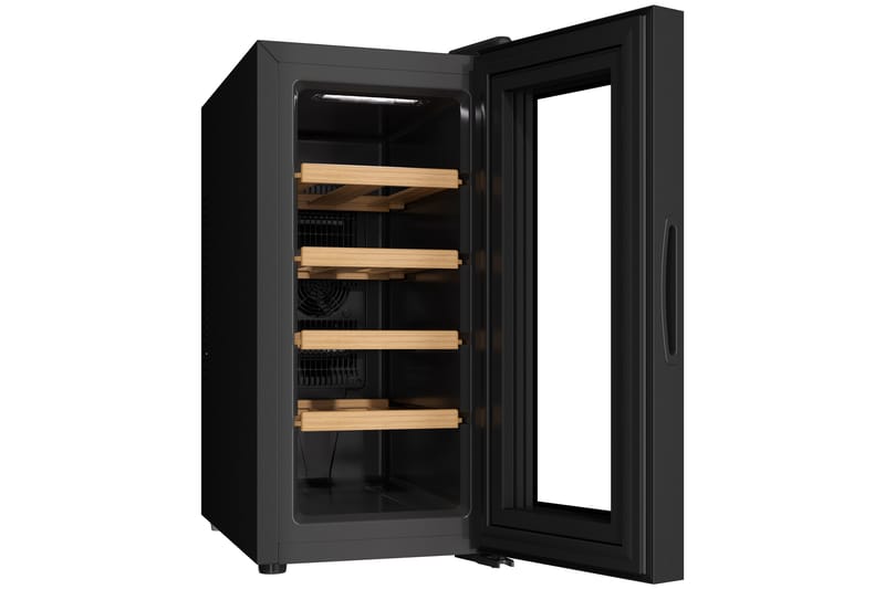 Vinkyl för 10 flaskor med LED-belysning - Möbler - Spelrum - Dryckeskylar - Vinkyl & vinlagringsskåp