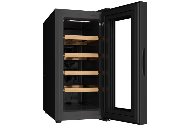 Vinkyl för 10 flaskor med LED-belysning - Möbler - Spelrum - Dryckeskylar - Vinkyl & vinlagringsskåp