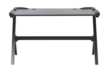 BILLERICA Gamingbord 120 cm med LED-belysning Svart