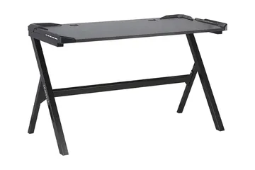 Danvers Gamingbord 120 cm med LED-belysning - Svart/Grå - Möbler - Spelrum - Gamingbord & datorbord
