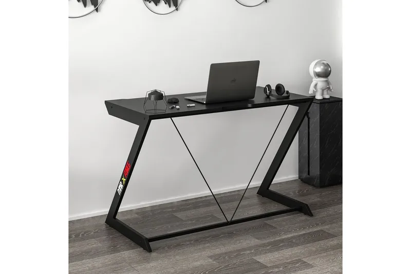 Zoned Gamingbord 120 cm - Svart - Möbler - Spelrum - Gamingbord & datorbord