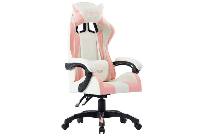 Racingstol rosa konstläder - Rosa - Gamingstol