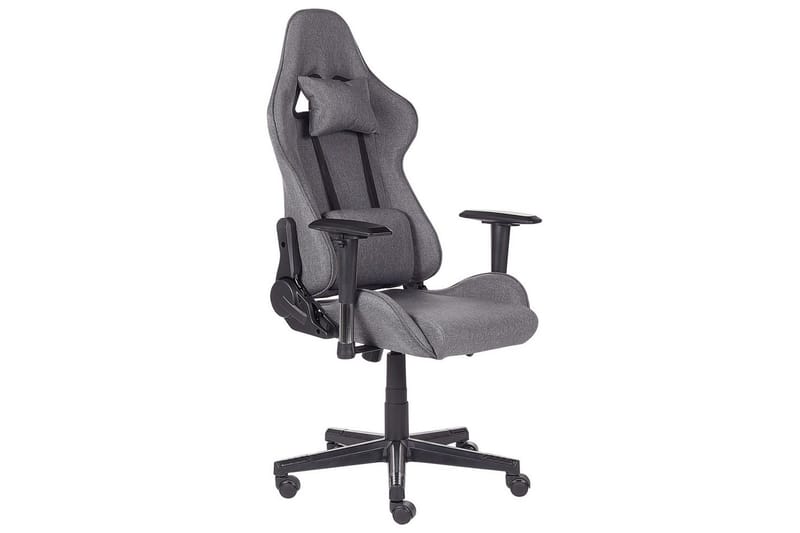 Gamingstol Warrior Grå/svart, Grå/svart