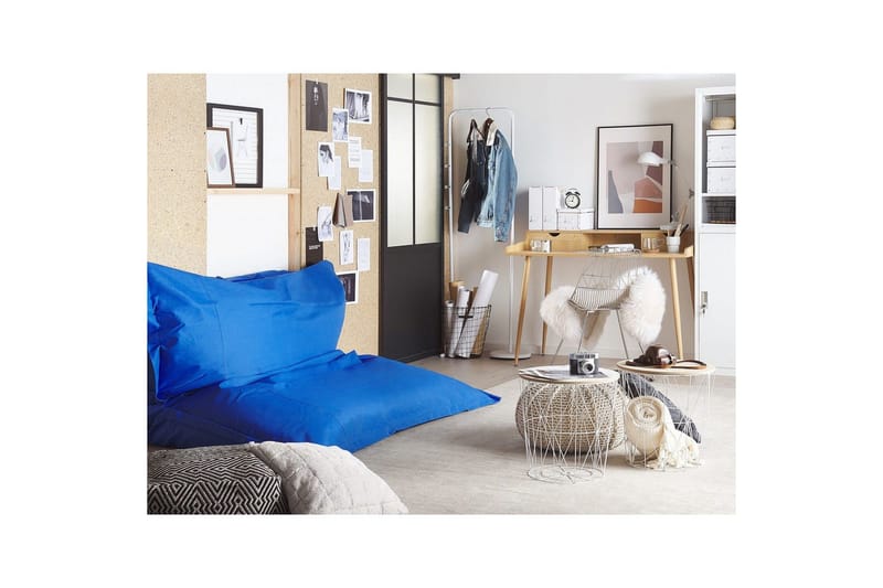 Sittsäck Fuzzy Blå, 180x230x20 cm - Blå, 180x230x20 cm - Möbler - Spelrum - Sittsäckar