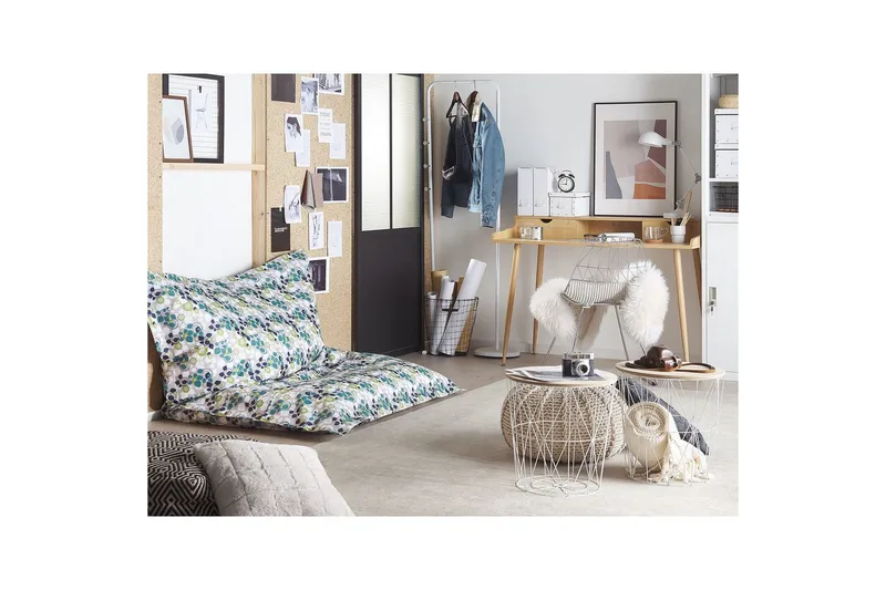 Sittsäck Fuzzy Flerfärgad, vit, blå, grön, grå, 140x180x20 cm - Flerfärgad, vit, blå, grön, grå, 140x180x20 cm - Möbler - Spelrum - Sittsäckar