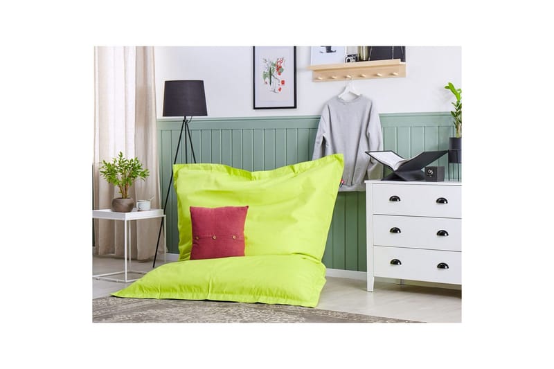 Sittsäck Fuzzy Grön, 140x180x20 cm - Grön, 140x180x20 cm - Möbler - Spelrum - Sittsäckar