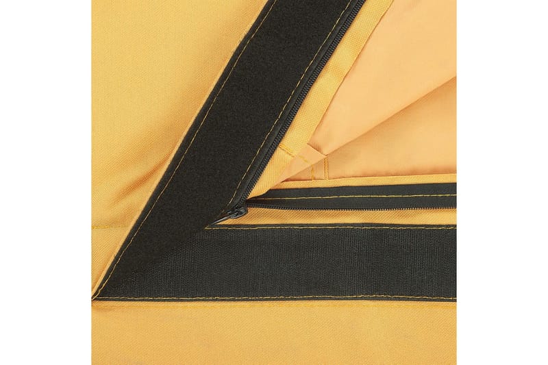 Sittsäck Fuzzy Gul, 180x230x20 cm - Gul, 180x230x20 cm - Möbler - Spelrum - Sittsäckar