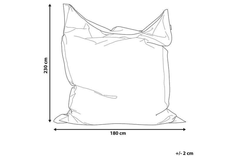 Sittsäck Fuzzy Ljusblå, 180x230x20 cm - Ljusblå, 180x230x20 cm - Möbler - Spelrum - Sittsäckar