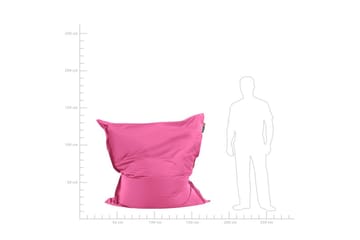 Sittsäck Fuzzy Rosa, 140x180x20 cm - Rosa, 140x180x20 cm - Möbler - Spelrum - Sittsäckar