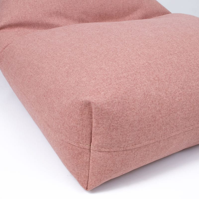 Sittsäck Raskor 130x80x20/70 cm - rosa - Möbler - Spelrum - Sittsäckar