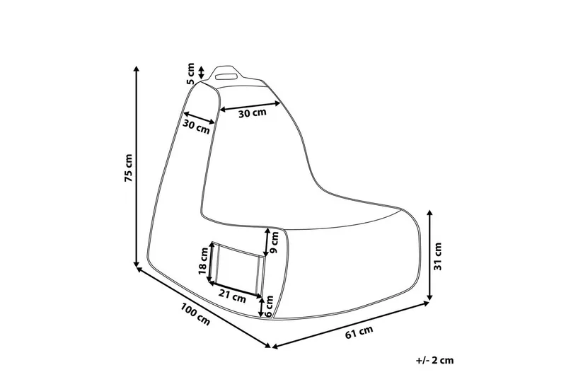 Sittsäck Siesta - Möbler - Spelrum - Sittsäckar