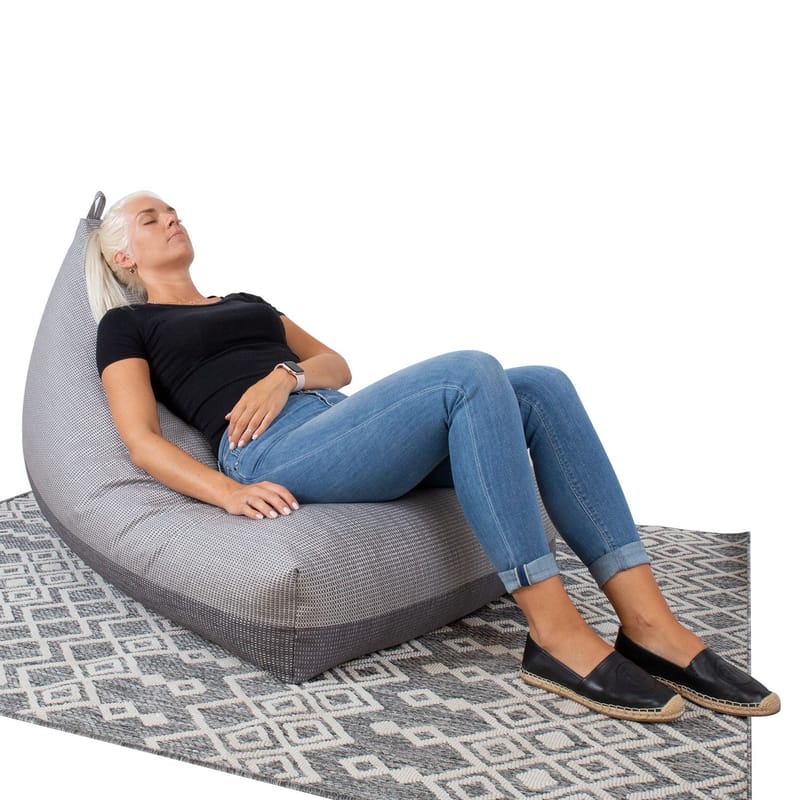 Sittsäck Sundal-Sundal 130x80x20/70 cm - grå - Möbler - Spelrum - Sittsäckar