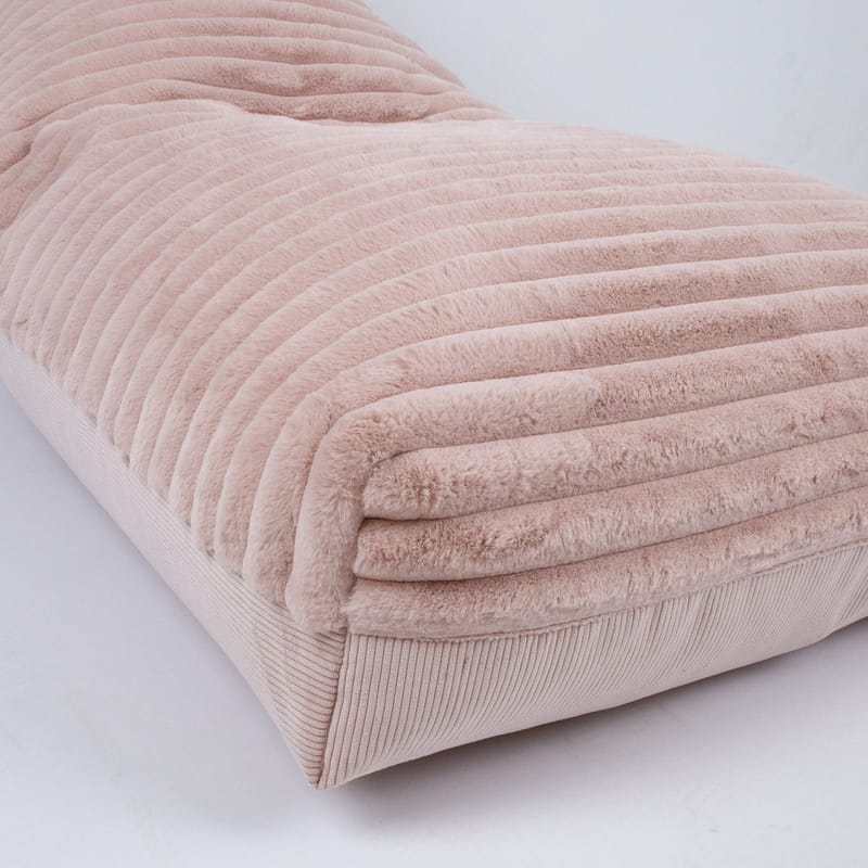 Sittsäck Tovin 130x80x20/70 cm - ljusrosa - Möbler - Spelrum - Sittsäckar
