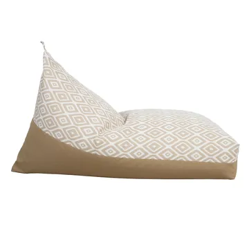 Sittsäck Viknor 130x80x20/70 cm - beige romber/beige - Möbler - Spelrum - Sittsäckar