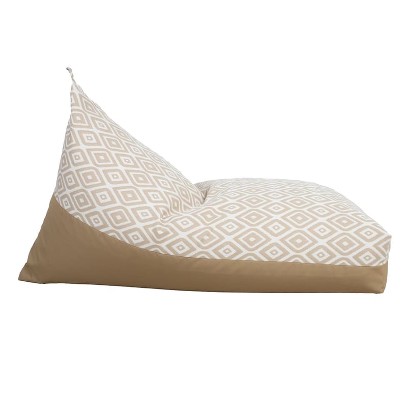 Sittsäck Viknor 130x80x20/70 cm - beige romber/beige - Möbler - Spelrum - Sittsäckar