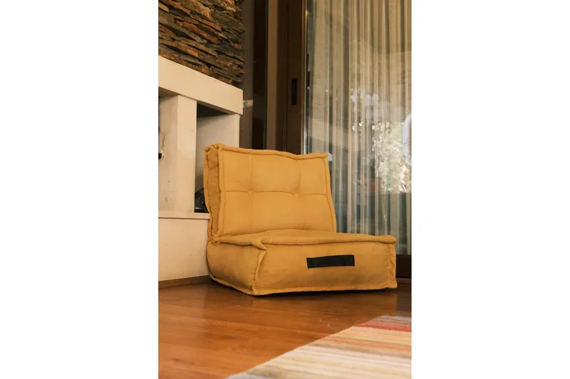 Rambarose Sittsäck 60 cm - Senap - Möbler - Spelrum - Sittsäckar