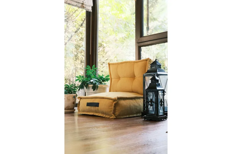 Rambarose Sittsäck 60 cm - Senap - Möbler - Spelrum - Sittsäckar