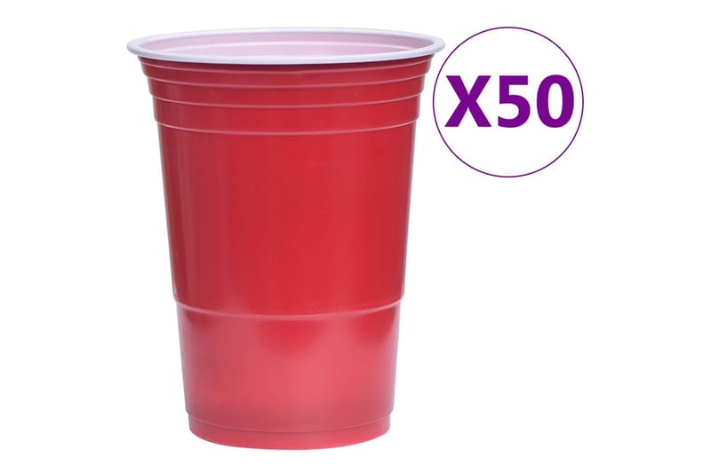Beer pong set 0,5 L plast - Möbler - Spelrum - Spelbord