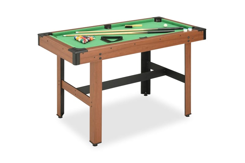 Biljardbord 122x61x76 cm brun - Brun - Möbler - Spelrum - Spelbord