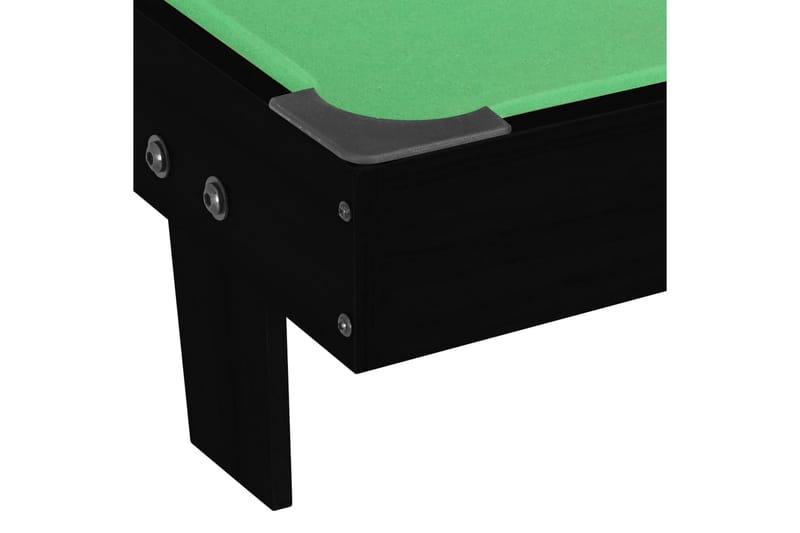Biljardbord mini 3 feet 92x52x19 cm svart och grön - Svart - Möbler - Spelrum - Spelbord