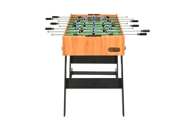 Fotbollsbord hopfällbart 121x61x80 cm ljusbrun - Brun - Bordsfotboll - Spelbord