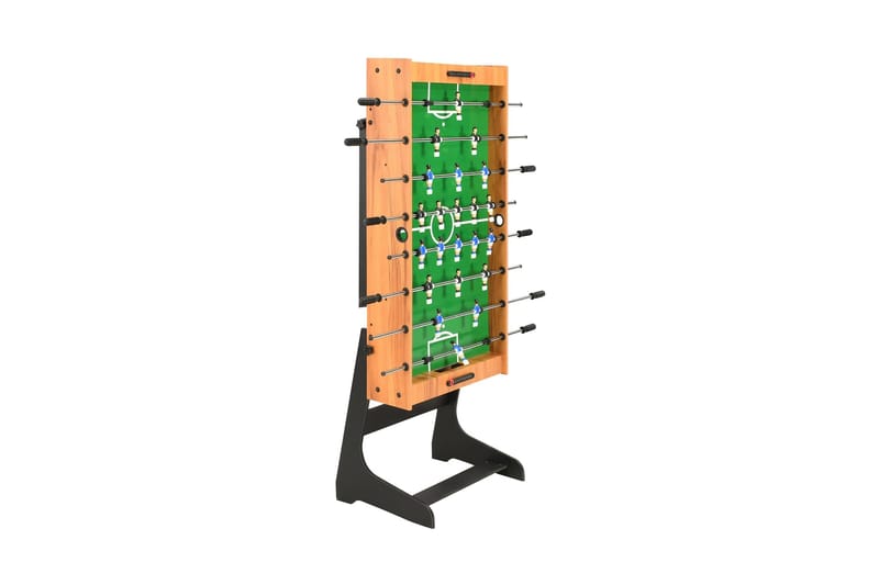 Fotbollsbord hopfällbart 121x61x80 cm ljusbrun - Brun - Bordsfotboll - Spelbord