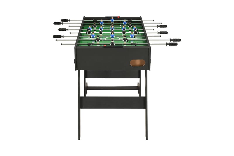 Fotbollsbord hopfällbart 121x61x80 cm svart - Svart - Bordsfotboll - Spelbord