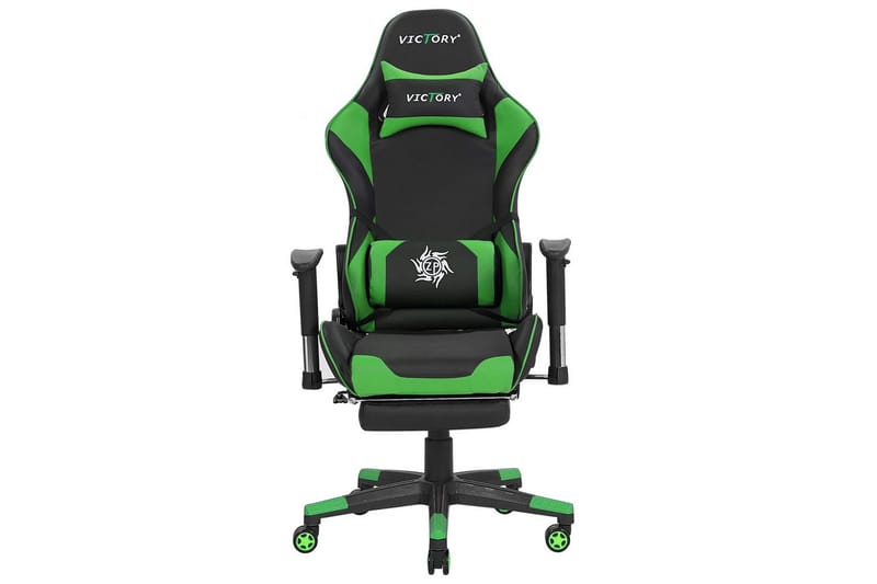 Gamingstol Victory Svart/Grön - Svart/Grön - Möbler - Spelrum - Spelbord