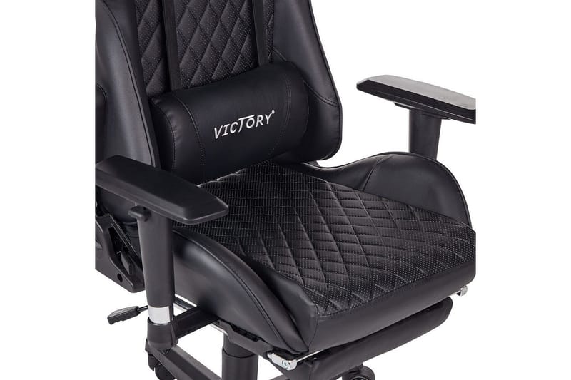 Gamingstol Victory Svart/Vit - Svart/Vit - Möbler - Spelrum - Spelbord