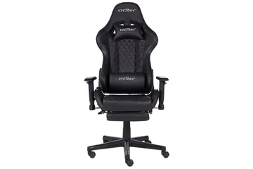 Gamingstol Victory Svart/Vit - Svart/Vit - Möbler - Spelrum - Gamingstol