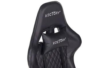 Gamingstol Victory Svart/Vit - Svart/Vit - Möbler - Spelrum - Gamingstol
