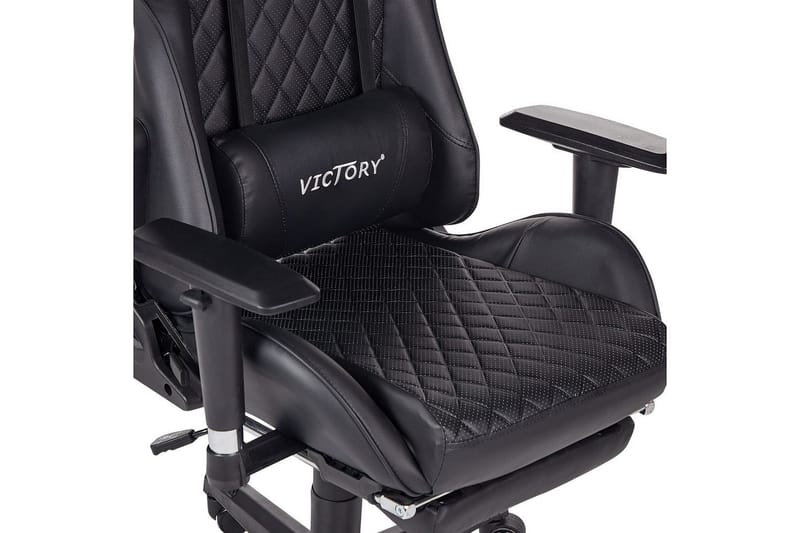 Gamingstol Victory Svart/Vit - Svart/Vit - Möbler - Spelrum - Spelbord