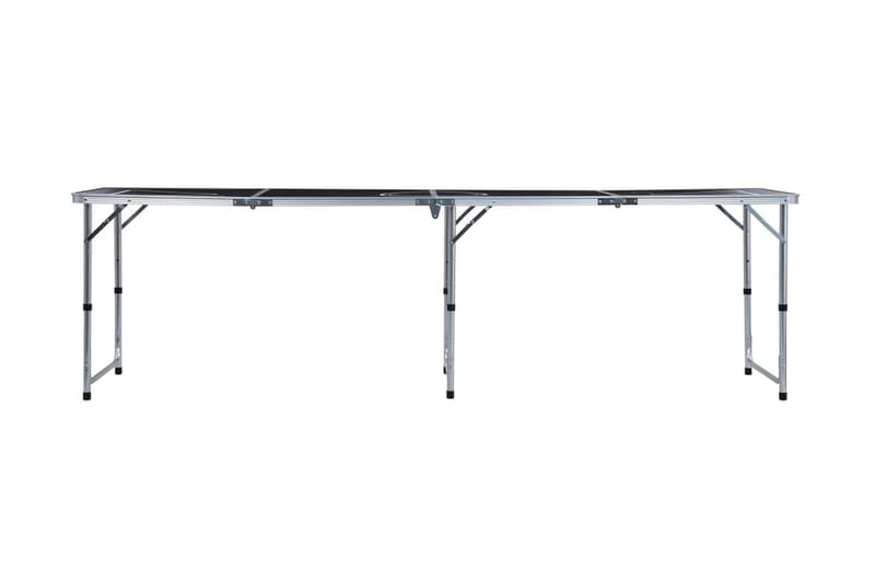 Hopfällbart beer pong bord 240 cm svart - Svart - Möbler - Spelrum - Spelbord