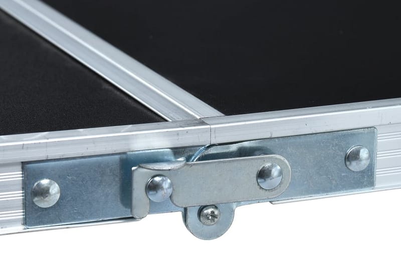 Hopfällbart beer pong bord 240 cm svart - Svart - Möbler - Spelrum - Spelbord