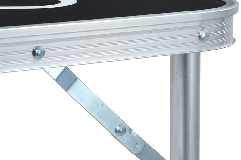 Hopfällbart beer pong bord 240 cm svart - Svart - Möbler - Spelrum - Spelbord