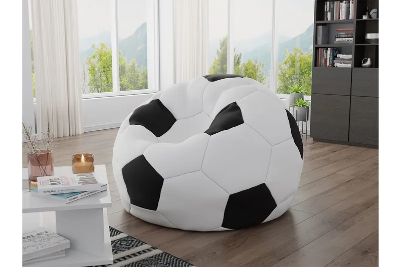 Svalliden Sittsäck 95 cm - Vit/Svart - Möbler - Spelrum - Sittsäckar