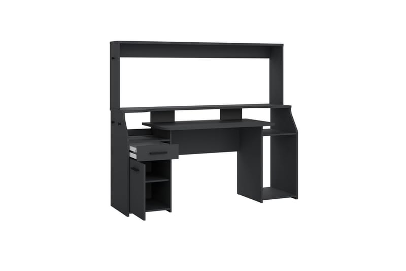 Taketo Gamingbord 171x62 cm - Mörkgrå - Möbler - Spelrum - Gamingbord & datorbord