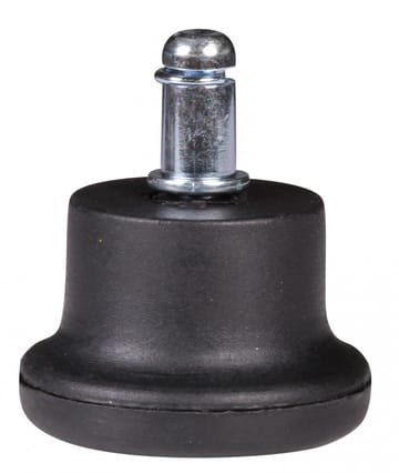 Aleri Kontorstillbehör golvglidfötter, 50 mm - svart och silver - Möbler - Tillbehör & accessoarer - Tillbehör stolar