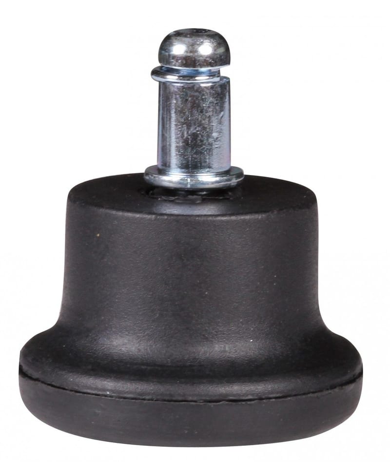 Aleri Kontorstillbehör golvglidfötter, 50 mm - svart och silver - Möbler - Tillbehör & accessoarer - Tillbehör stolar