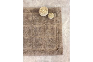 Badrumsmatta Square - 50x80 cm, Dark Linen - Textilier & mattor - Mattor - Små mattor