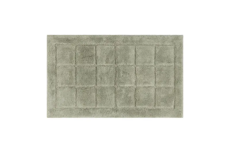 Badrumsmatta Square - 50x80 cm, Light Green - Textilier & mattor - Mattor - Badrumsmattor