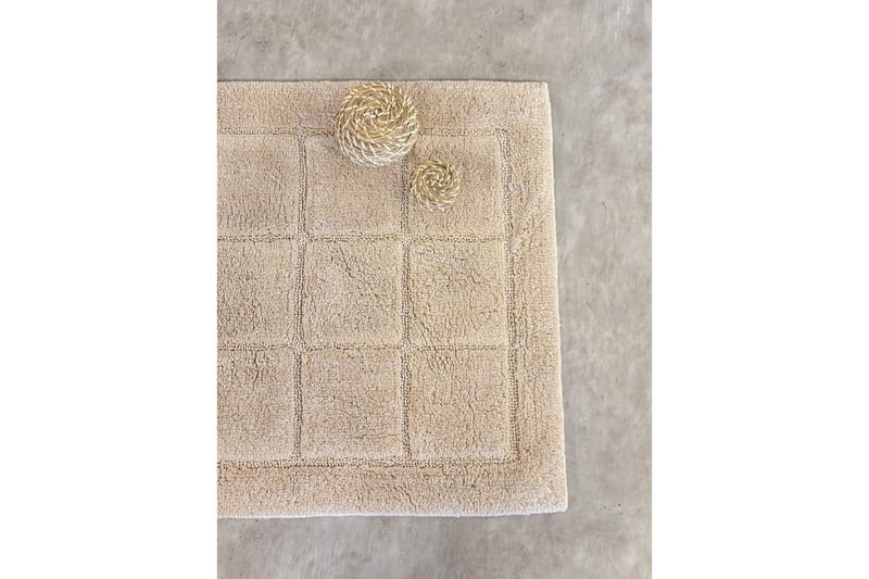 Badrumsmatta Square - 50x80 cm, Nature - Textilier & mattor - Mattor - Små mattor