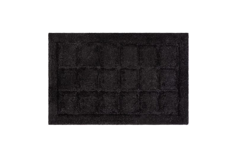 Badrumsmatta Square, 70x120 cm, Black