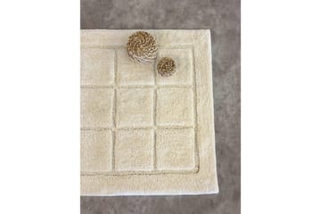 Badrumsmatta Square - 70x120 cm, Creme - Textilier & mattor - Mattor - Badrumsmattor