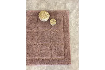 Badrumsmatta Square - 70x120 cm, Dusty Pink - Textilier & mattor - Mattor - Badrumsmattor